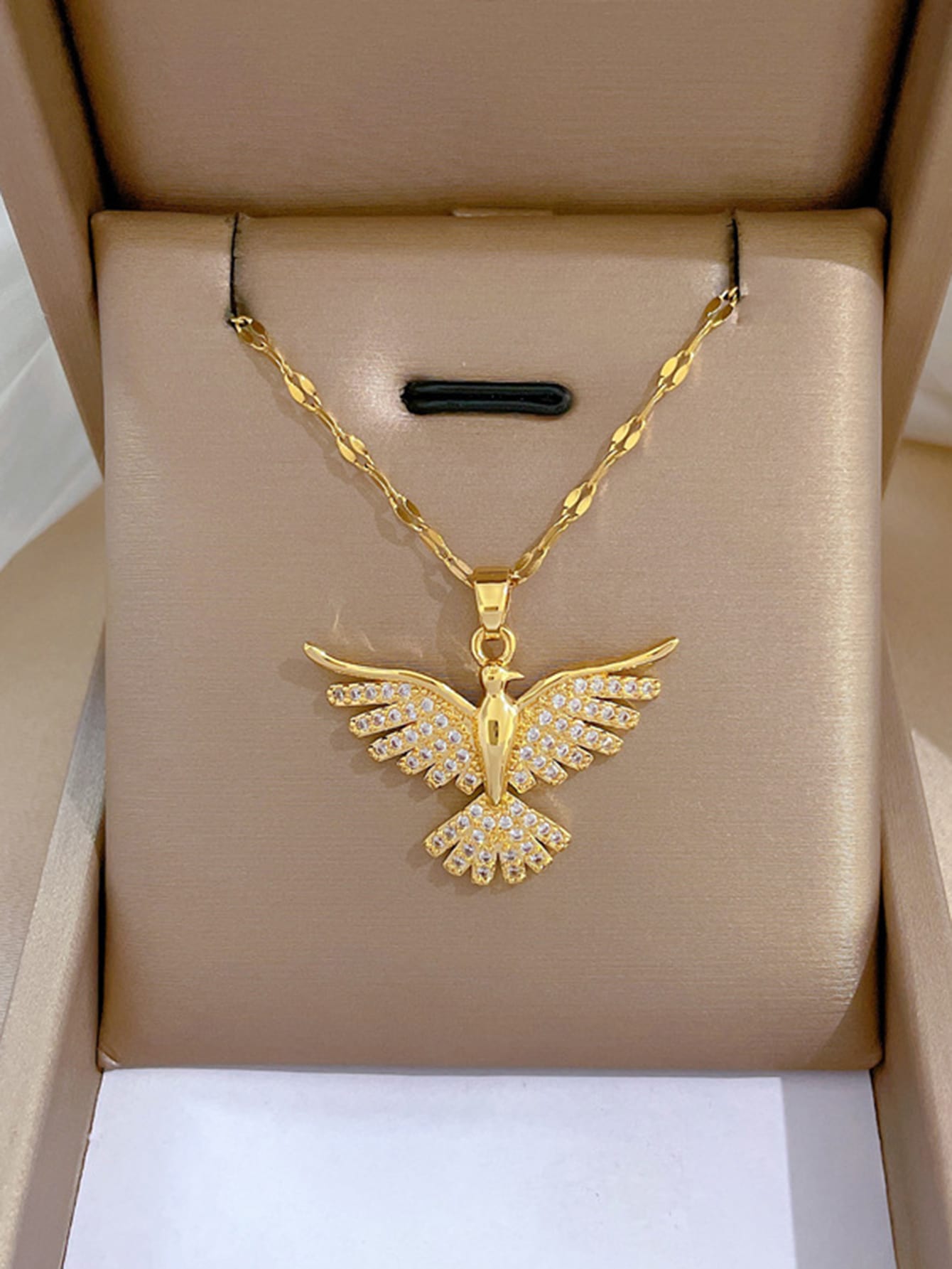 Open Wings Phoenix Necklace – Bold & Symbolic