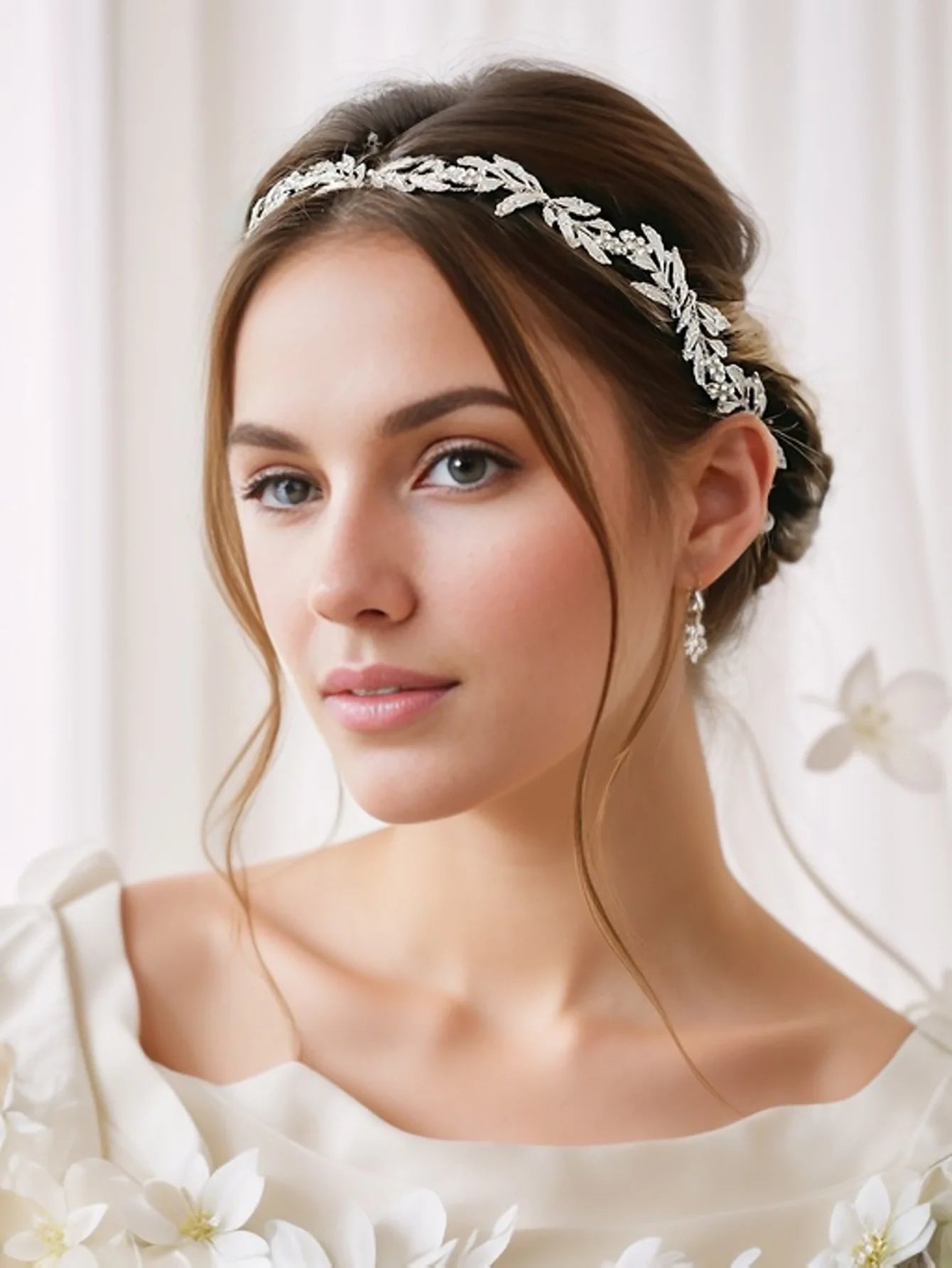 Crystal Rhinestone Bridal Tiara Headband