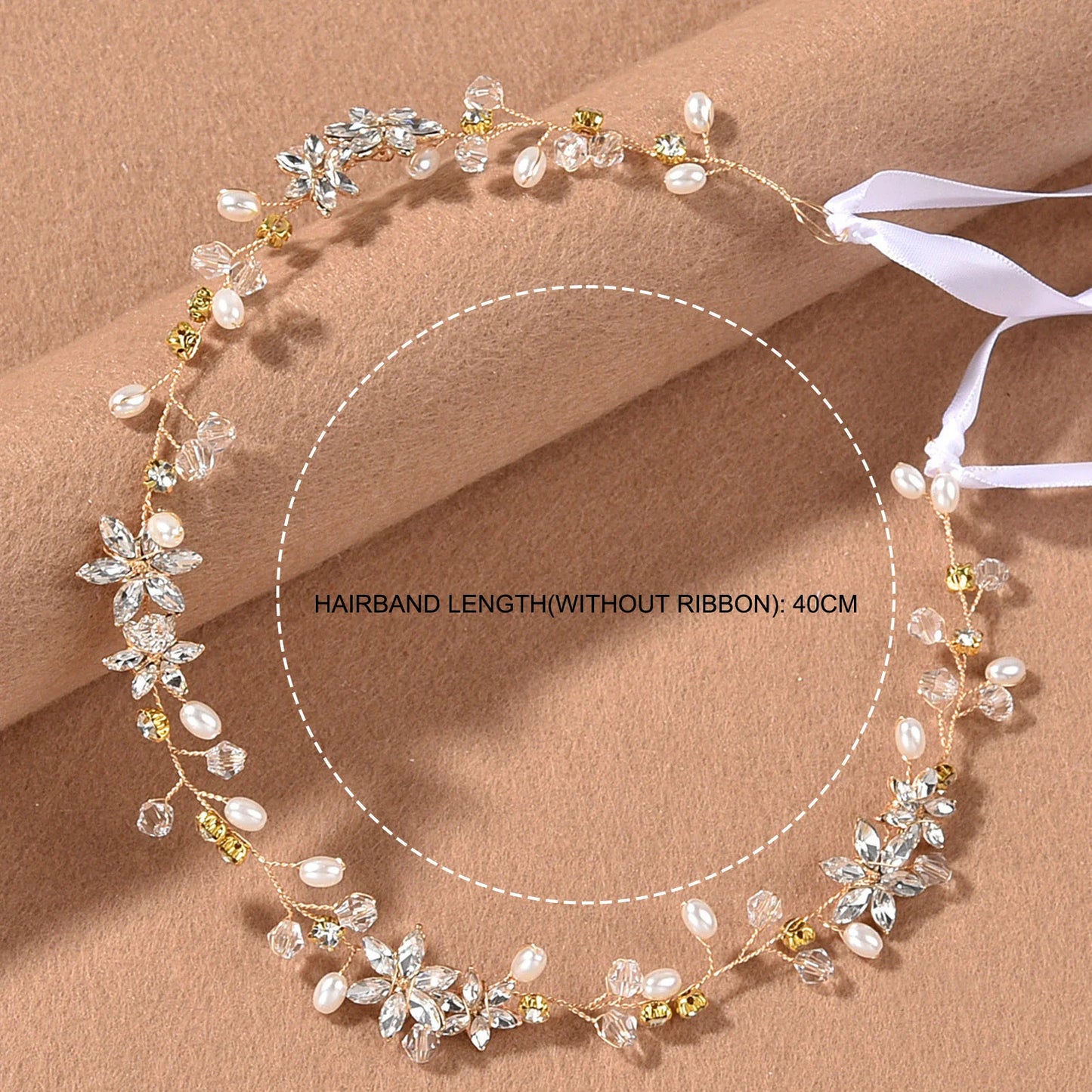 Crystal Rhinestone Bridal Tiara Headband