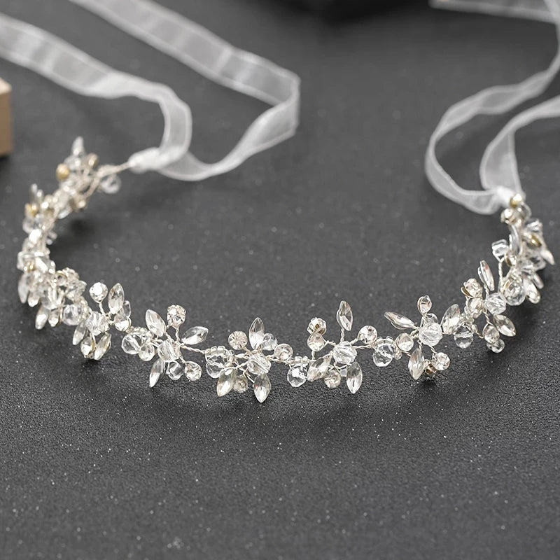 Crystal Rhinestone Bridal Tiara Headband