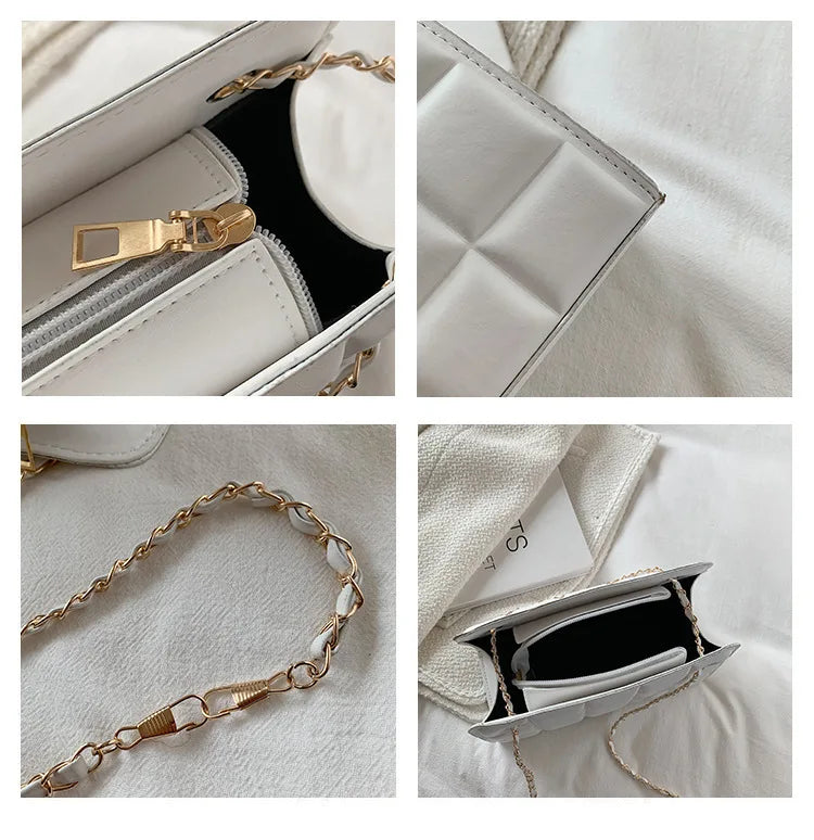 2025 Lychee Pattern Large Shoulder Handbag