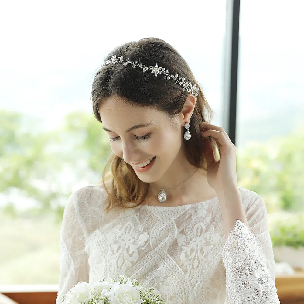 Crystal Rhinestone Bridal Tiara Headband
