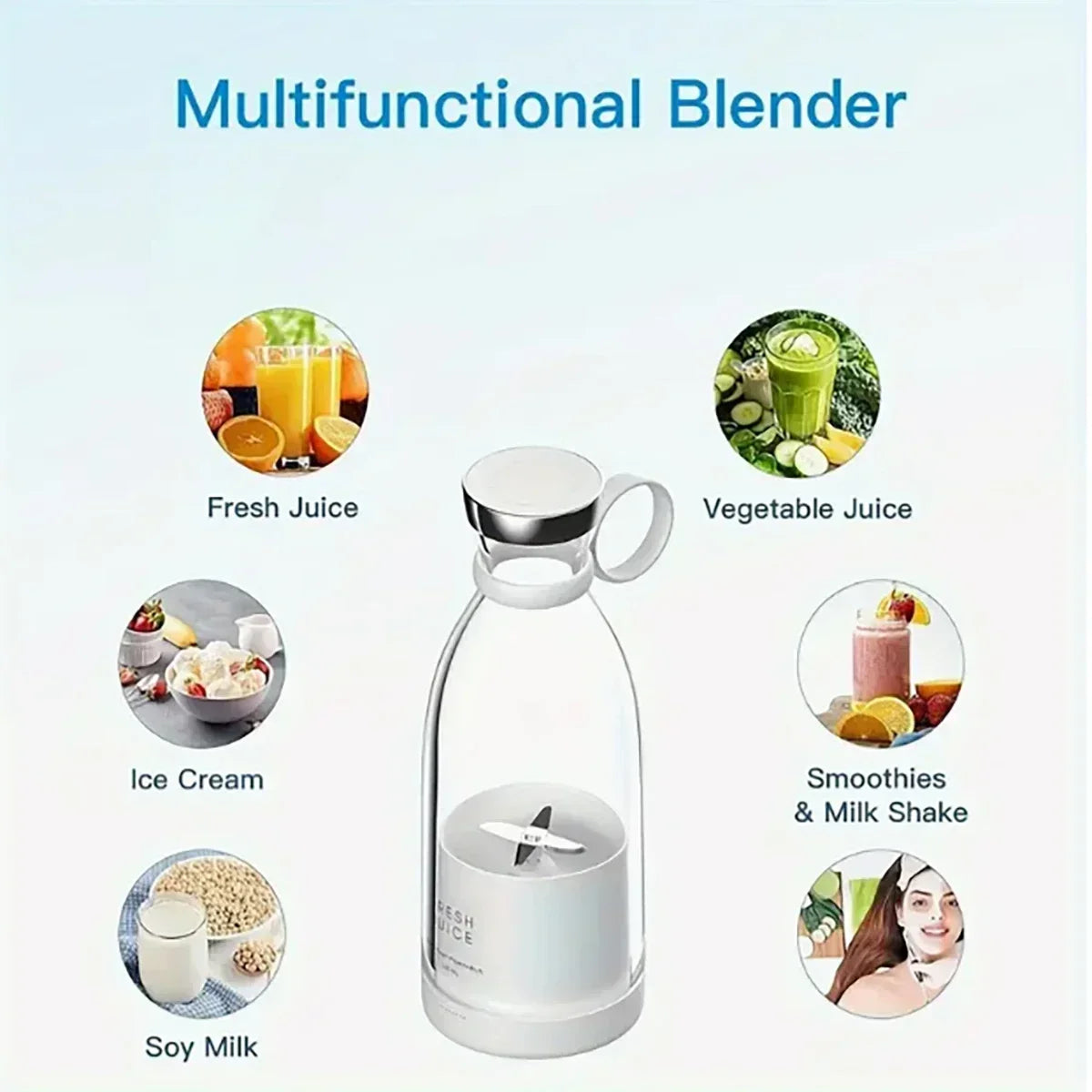 Rechargeable Mini Juicer  Blender
