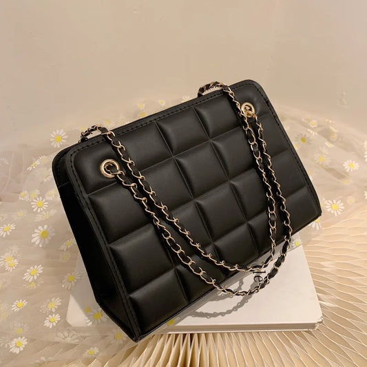 2025 Lychee Pattern Large Shoulder Handbag